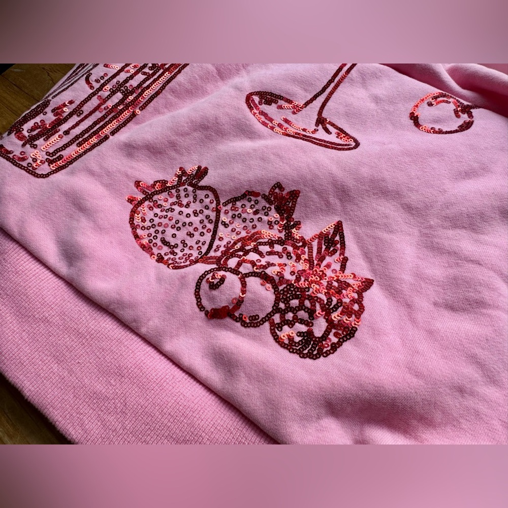 QUEEN OF SPARKLES Pink Sweatshirt - Picture 4 of 7